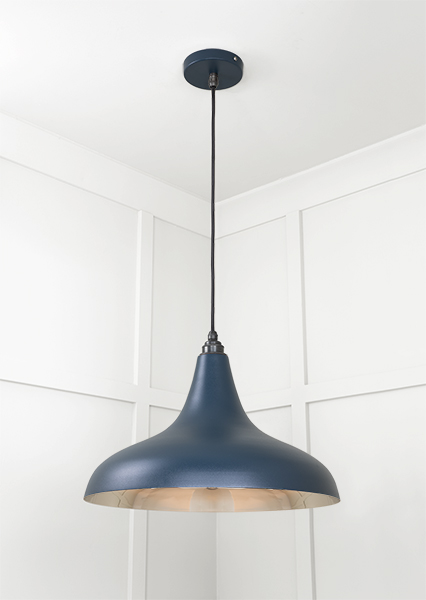 Smooth Nickel Frankley Pendant in Dusk