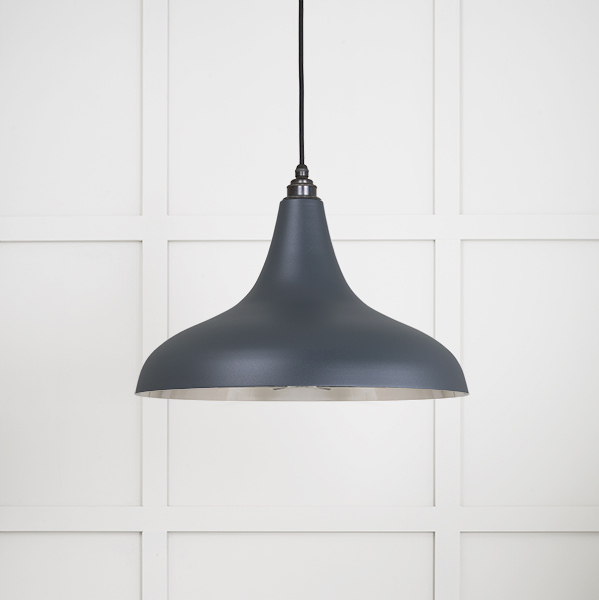 Smooth Nickel Frankley Pendant in Soot