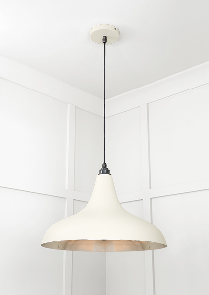 Smooth Nickel Frankley Pendant in Teasel