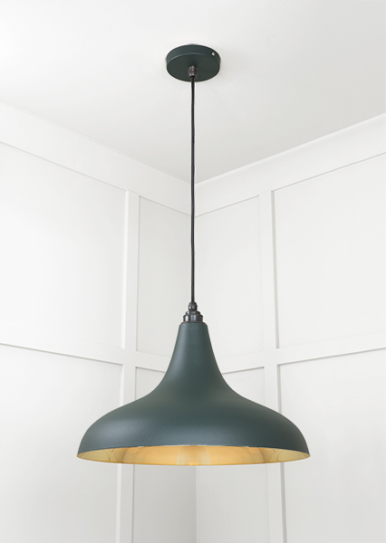 Smooth Brass Frankley Pendant in Dingle