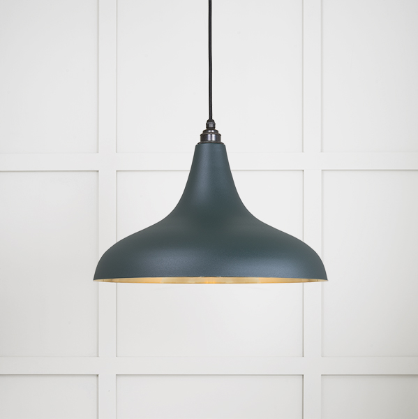 Smooth Brass Frankley Pendant in Dingle