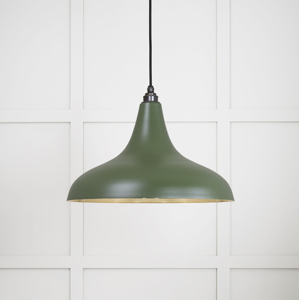 Smooth Brass Frankley Pendant in Heath