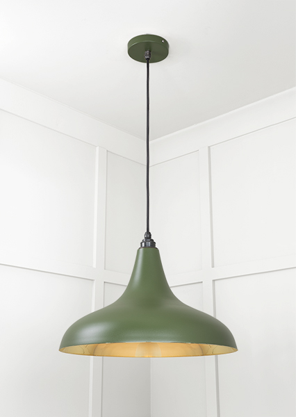 Smooth Brass Frankley Pendant in Heath