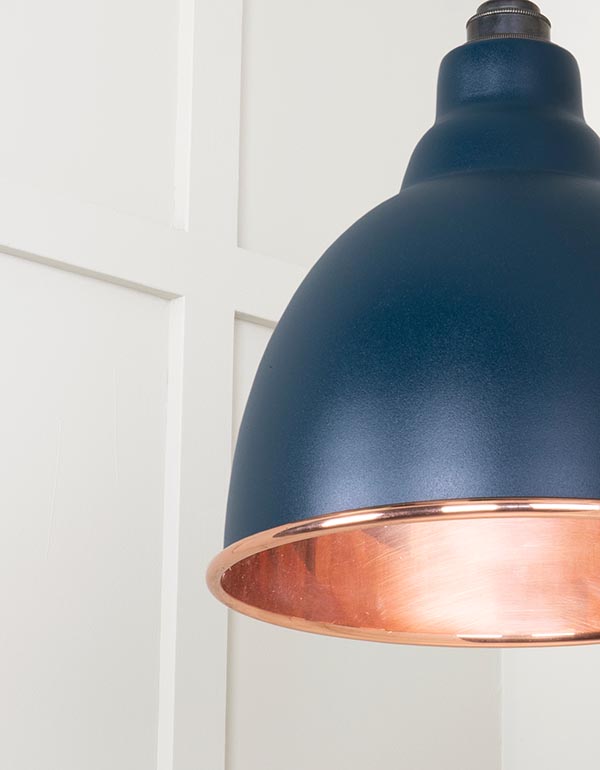 Smooth Copper Brindley Cluster Pendant in Dusk