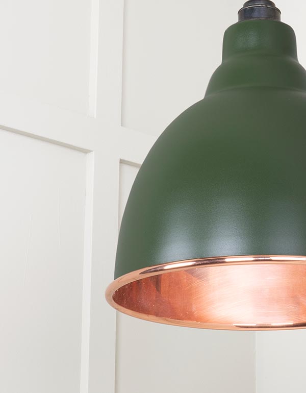 Smooth Copper Brindley Cluster Pendant in Heath