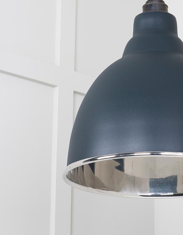 Smooth Nickel Brindley Cluster Pendant in Soot