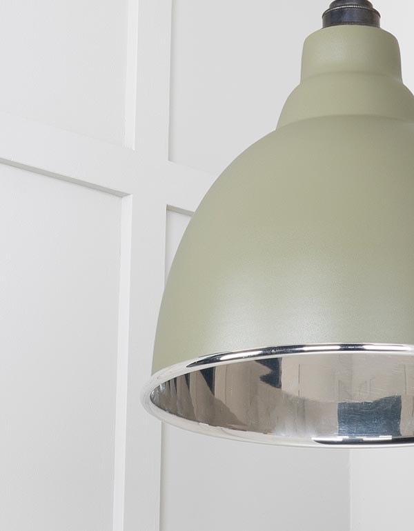 Smooth Nickel Brindley Cluster Pendant in Tump