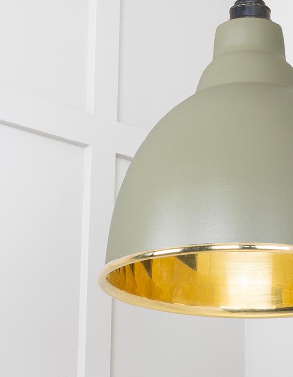Smooth Brass Brindley Cluster Pendant in Tump