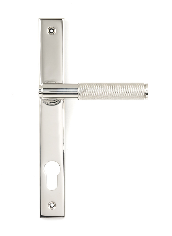 Polished Marine SS (316) Brompton Slimline Espag. Lock Set