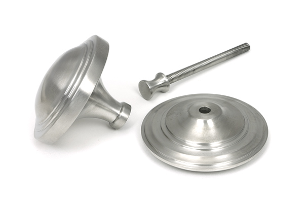 Satin Marine SS (316) Art Deco Centre Door Knob