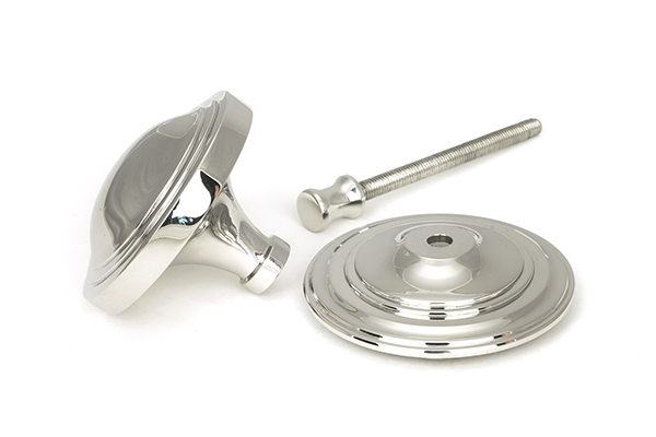 Polished Marine SS (316) Art Deco Centre Door Knob