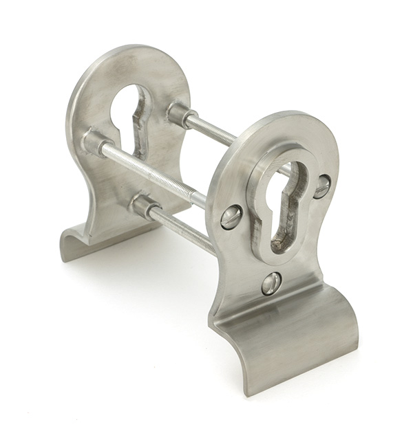 Satin Marine SS (316) 50mm Euro Door Pull (Back to Back fixings)