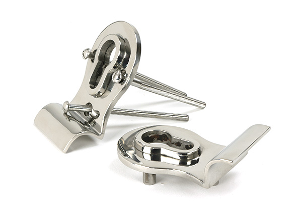 Polished Marine SS (316) 50mm Euro Door Pull (Back to Back fixings)