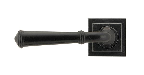 External Beeswax Regency Lever on Rose Set (Square) - Unsprung