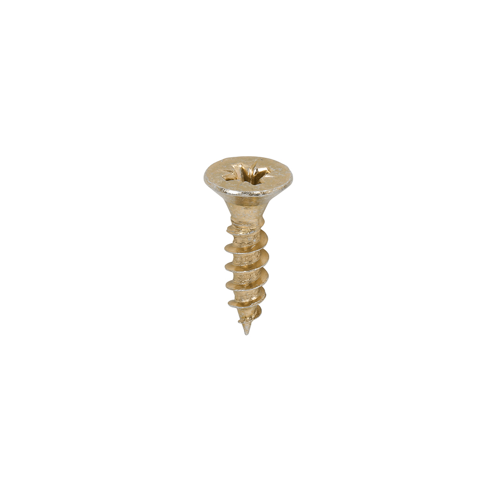 Classic Multi-Purpose Screws - PZ - Double Countersunk - Yellow - 5.0x20