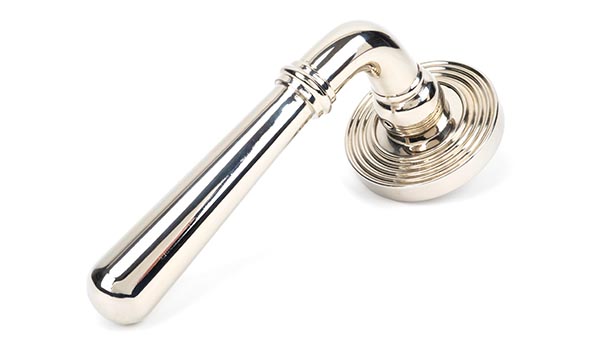 Polished Nickel Newbury Lever on Rose Set (Beehive) - Unsprung