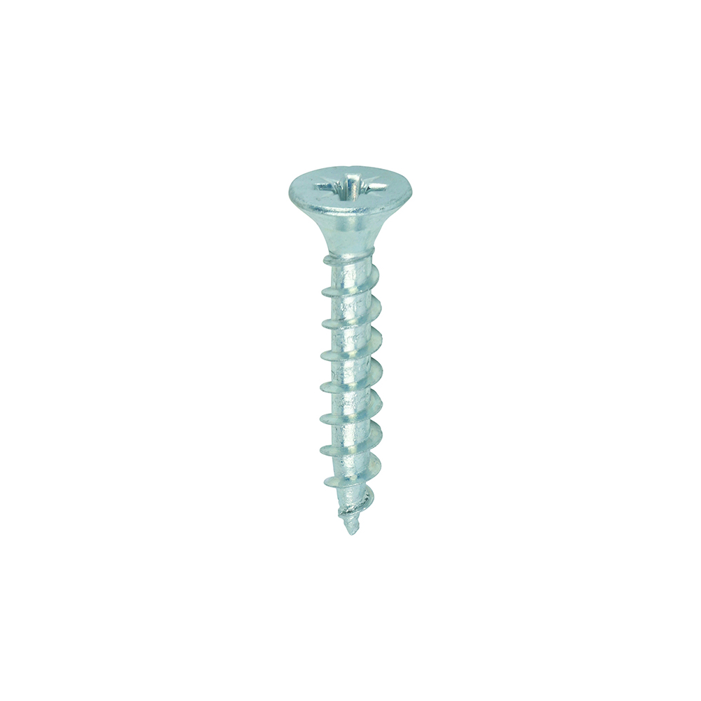 Solo Chipboard & Woodscrews - PZ - Double Countersunk - Zinc - 5.0x30