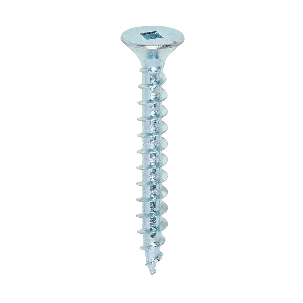 Solo Chipboard & Woodscrews - SQ - Double Countersunk - Zinc - 5.0x40