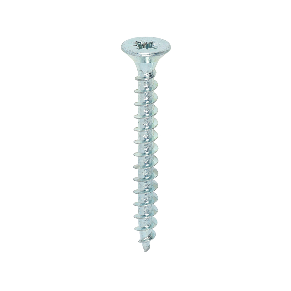 Solo Chipboard & Woodscrews - PZ - Double Countersunk - Zinc - 5.0x45