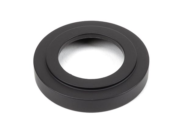 Aged Bronze Avon Round Lever on Rose Set (Art Deco) - Unsprung