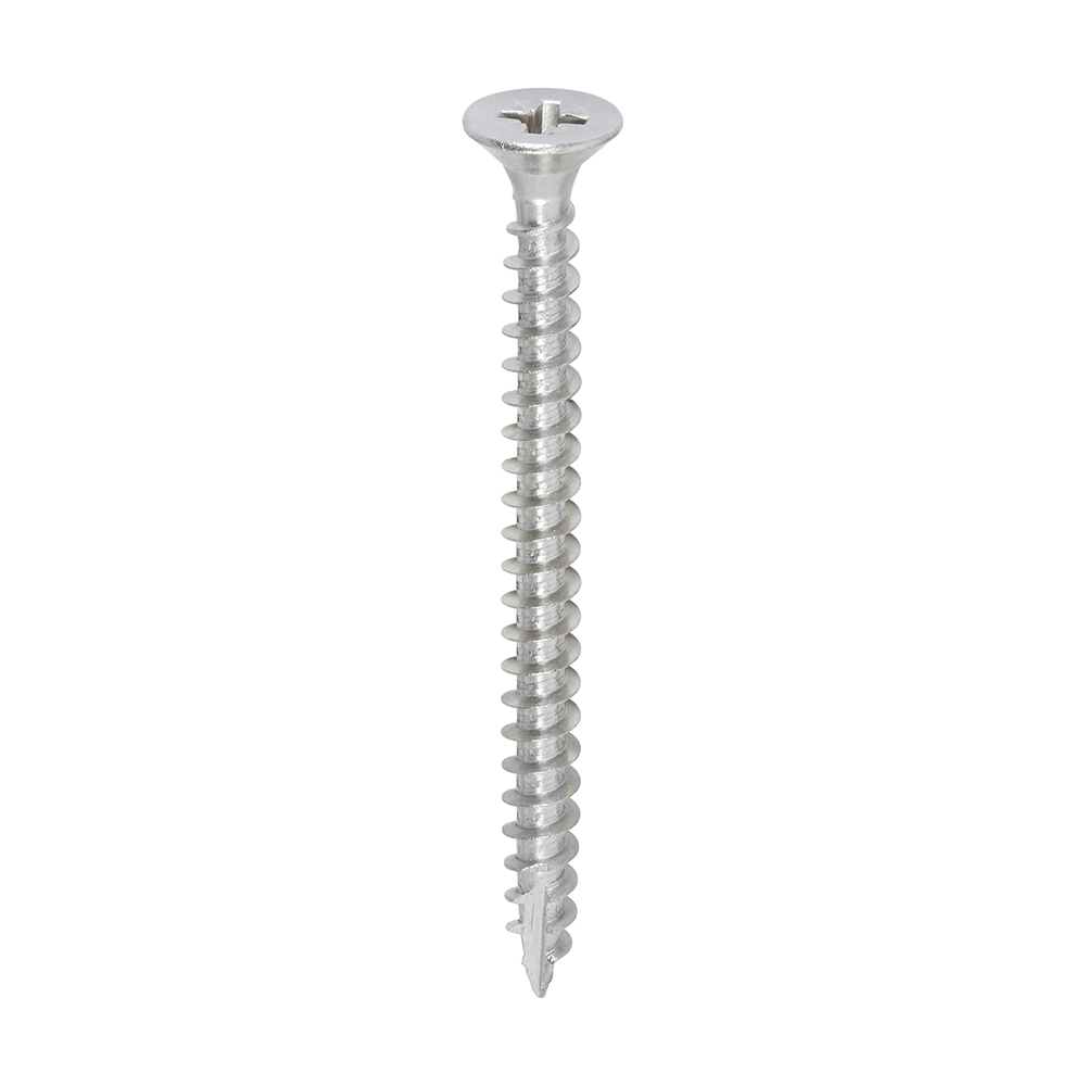 Classic Multi-Purpose Screws - PZ - Double Countersunk - A2 Stainless Steel - 5.0x60