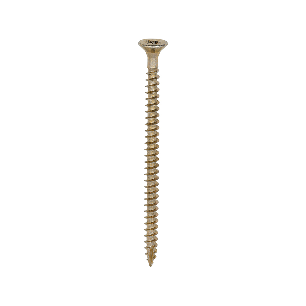 Classic Multi-Purpose Screws - PZ - Double Countersunk - Yellow - 5.0x80