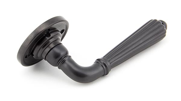 Aged Bronze Hinton Lever on Rose Set - Unsprung