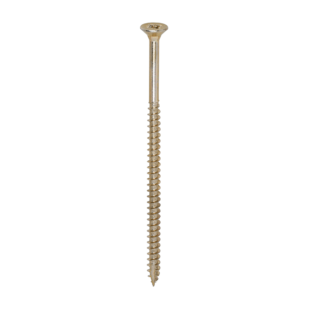 Classic Multi-Purpose Screws - PZ - Double Countersunk - Yellow - 5.0x100