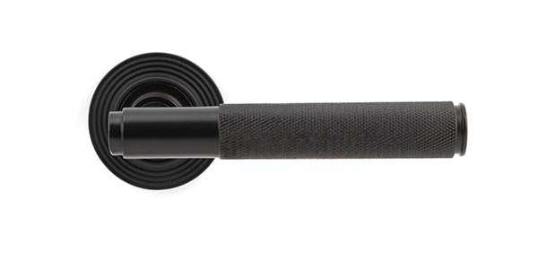 Aged Bronze Brompton Lever on Rose Set (Beehive) - Unsprung