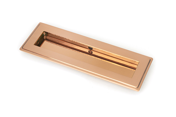 Polished Bronze 175mm Art Deco Rectangular Pull