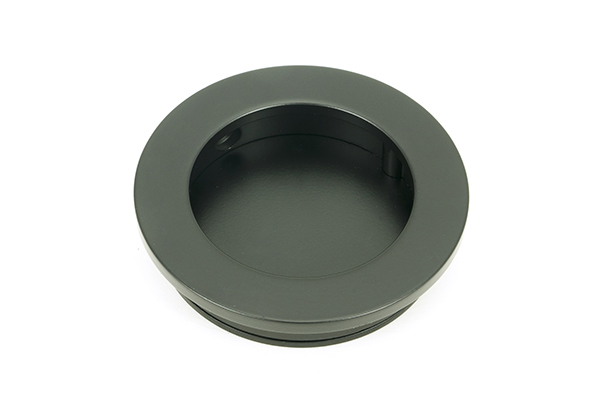 Matt Black 60mm Plain Round Pull