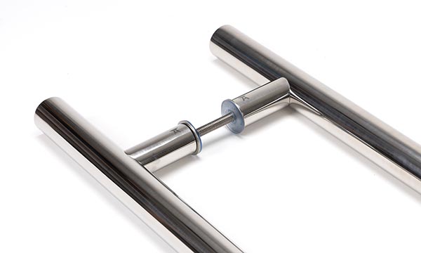 Satin SS (304) 100mm Back to Back Fixings for T Bar (2)