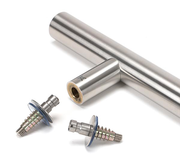 Satin SS (304) 50mm Secret Fixings for T Bar (2)