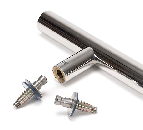 Satin SS (304) 50mm Secret Fixings for T Bar (2)