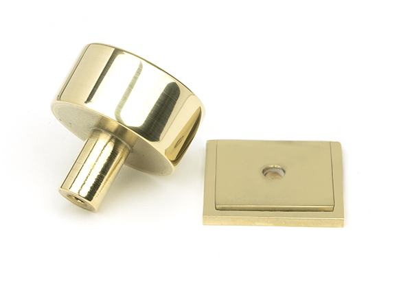 Polished Brass Kelso Cabinet Knob - 32mm (Square)