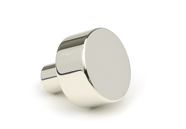 Polished Nickel Kelso Cabinet Knob - 25mm (No Rose)