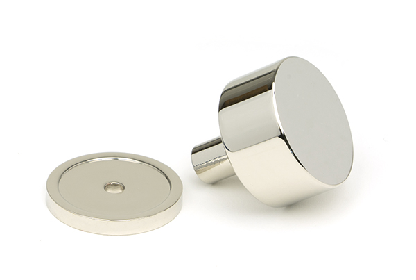 Polished Nickel Kelso Cabinet Knob - 32mm (Plain)