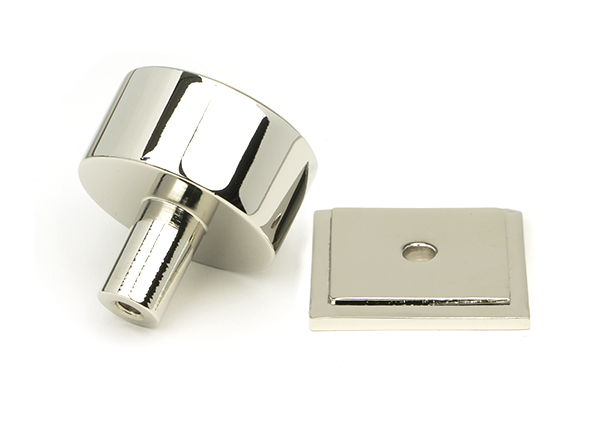 Polished Nickel Kelso Cabinet Knob - 32mm (Square)