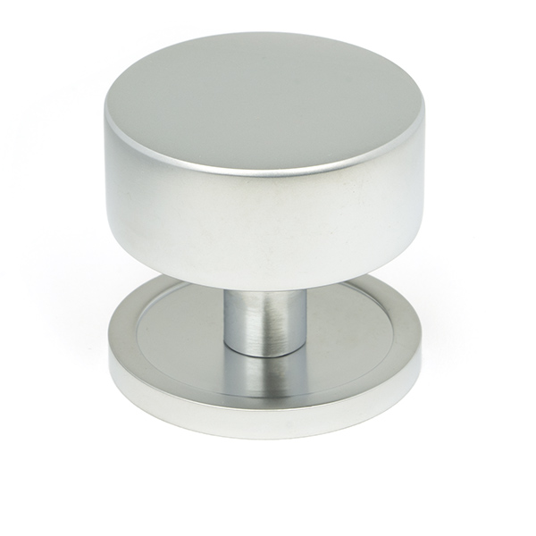 Satin Chrome Kelso Cabinet Knob - 38mm (Plain)