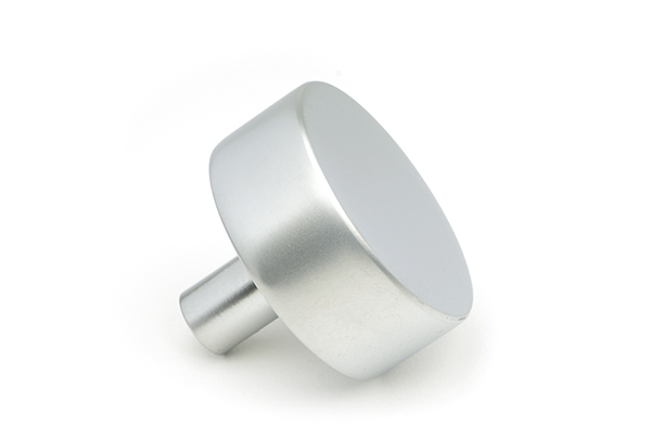 Satin Chrome Kelso Cabinet Knob - 38mm (No rose)