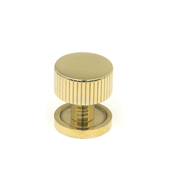 Polished Brass Judd Cabinet Knob - 25mm (Plain)