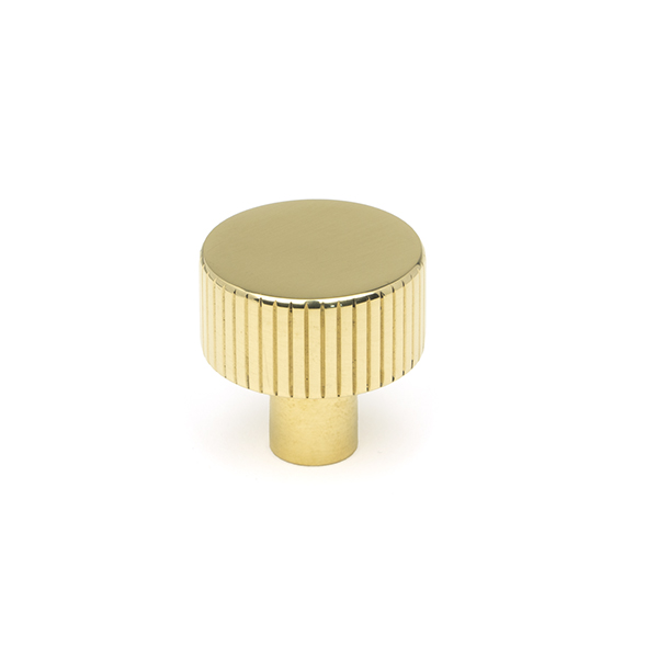 Polished Brass Judd Cabinet Knob - 25mm (No Rose)