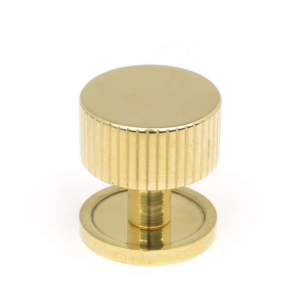 Polished Brass Judd Cabinet Knob - 32mm (Plain)