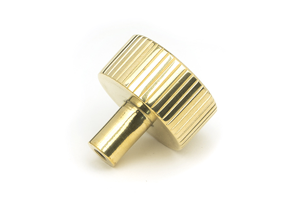 Polished Brass Judd Cabinet Knob - 32mm (No Rose)
