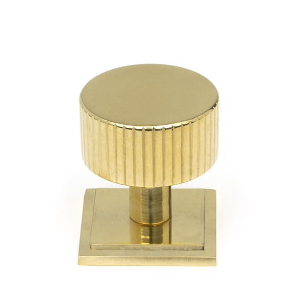 Polished Brass Judd Cabinet Knob - 32mm (Square)