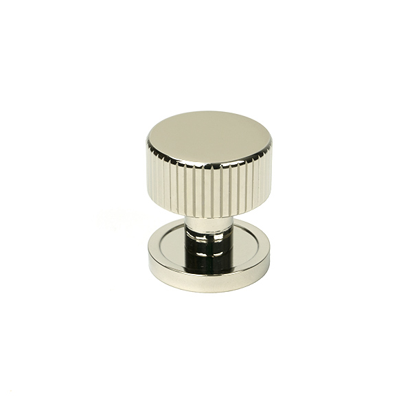 Polished Nickel Judd Cabinet Knob - 25mm (Plain)
