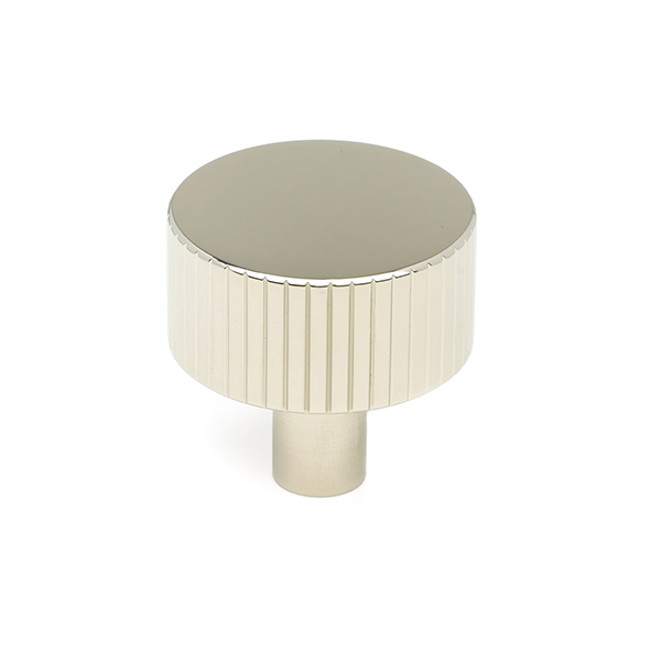 Polished Nickel Judd Cabinet Knob - 32mm (No rose)
