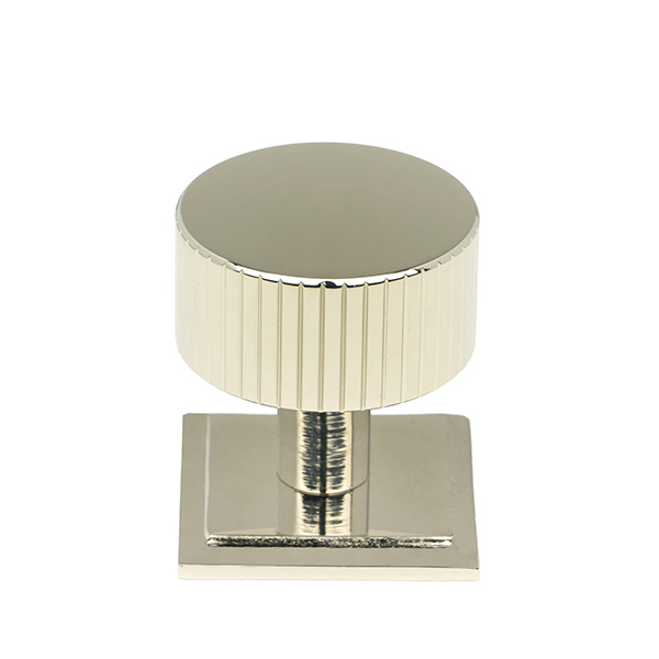 Polished Nickel Judd Cabinet Knob - 32mm (Square)