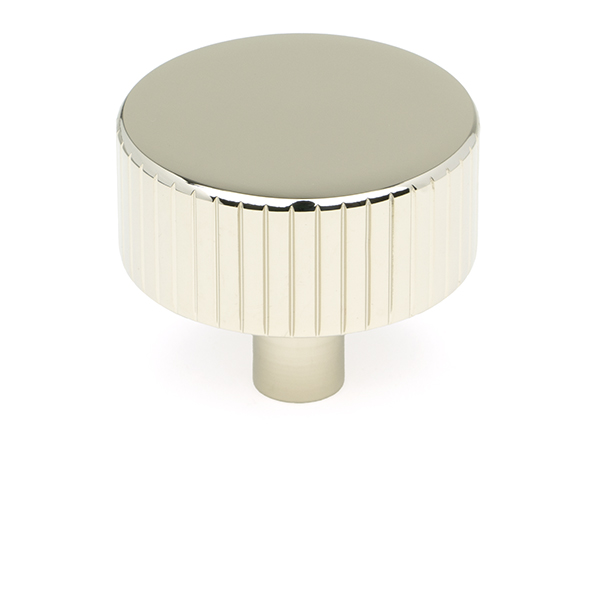 Polished Nickel Judd Cabinet Knob - 38mm (No rose)