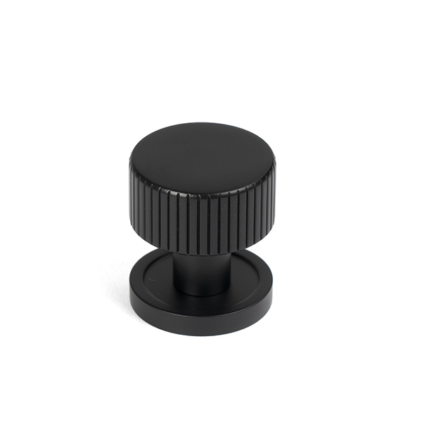 Matt Black Judd Cabinet Knob - 25mm (Plain)